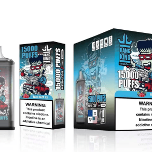 Himmelblå magi i hvert sug Træd ind i fremtidens digitale damp med Bang King 15000 Blue Razz Ice