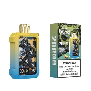 Den Ekstravagante og Farverige Bang Tick Tock 20000 Blueberry Cherry Lemonade En Teknologisk Smagsbombe til Den Kræsne Dampentusiast