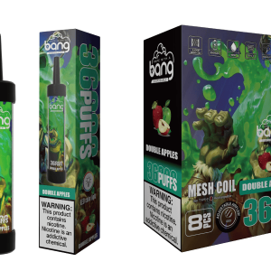 Den ultimative æble-ekstase Bang 36000 Puffs Double Apple Kraftfuld luksus hos din e-cigaretbutik