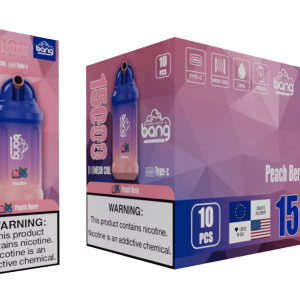 En himmelsk symfoni af smag Bang 15000 Puffs Peach Berry Den ultimative nydelse hos din e-cigaretbutik