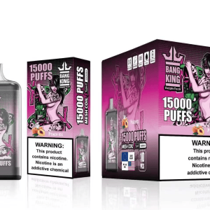 En ferskenfarvet drøm i skyerne Bang King Digital 15000 Puffs redefinerer din nydelse