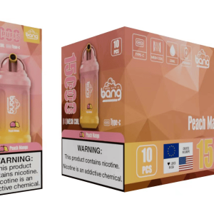 Eksotisk kup Bang 15000 Puffs Peach Mango Din billet til troperne hos din e-cigaretbutik