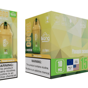 Eksotisk eskapade med Bang 15000 Puffs Pineapple Coconut Ice Din genvej til troperne hos din e-cigaretbutik