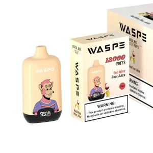 Waspe 12000 Puffs Red Wine Pear Juice En hyldest til den danske hygge i dampform