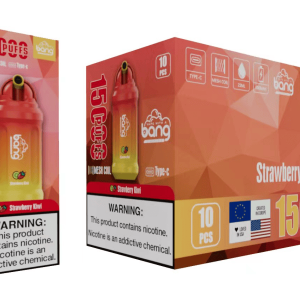 Den uendelige jordbærdrøm Bang 15000 Puffs Strawberry Kiwi Find den hos din e-cigaretbutik
