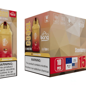 Rejs til troperne med Bang 15000 Puffs Strawberry Mango Den perfekte partner hos din e-cigaretbutik