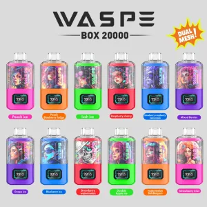 WASPE Digital Box 12000 Peach Blueberry Fudge En luksuriøs dessertvape