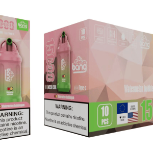 Sød nostalgi og skyhøj ydeevne Bang 15000 Puffs Watermelon Bubblegum Din e-cigaretbutik favorit