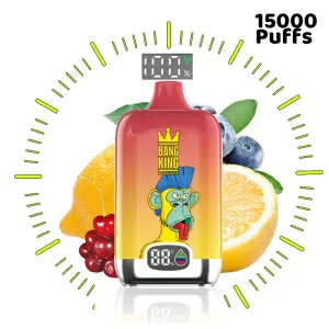 Bang King Smart Screen 15000 Blåbær Kirsebær Citron Vape
