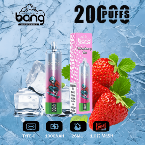 En ferskenfarvet drøm i skyerne Bang Blaze 20000 Puffs Strawberry Ice revolutionen