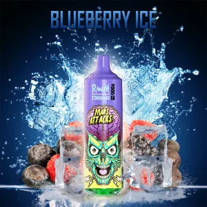 RandM Tornado 9000 Premium Vape med RGB og Mesh Coil