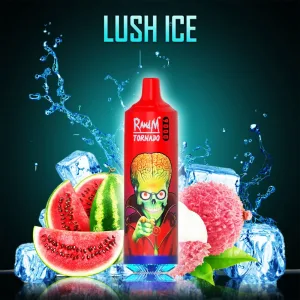 Den Iskold Vandmelon-Sensation RandM Tornado 9000 Lush Ice Find den hos din e-cigaretbutik
